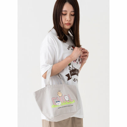 ちいかわ ランチトートバック CHILL（ライトグレー）