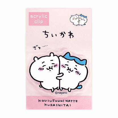 Chiikawa Acrylic Clip (Pink)