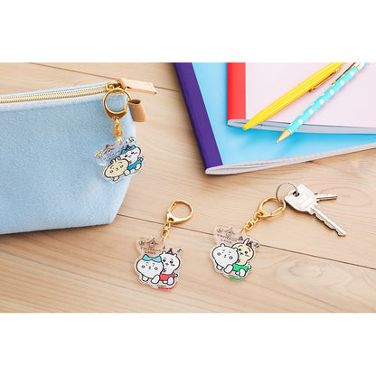 ちいかわらんど アクリルキーホルダー（ぴーぽぽハチワレ）