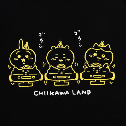 ちいかわらんど Tシャツ ゴーカート ブラック