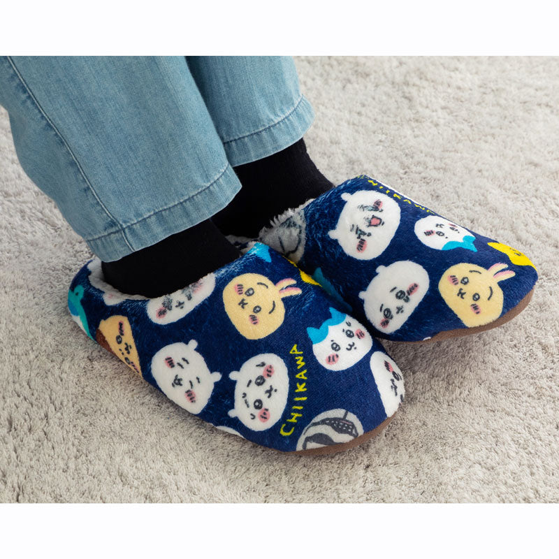 吉伊卡哇 暖和室内鞋（海军蓝）