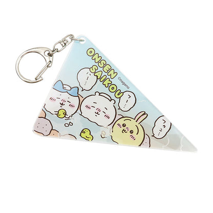 치이카와 펜넌트형 아크릴 키홀더 (온천 최고)