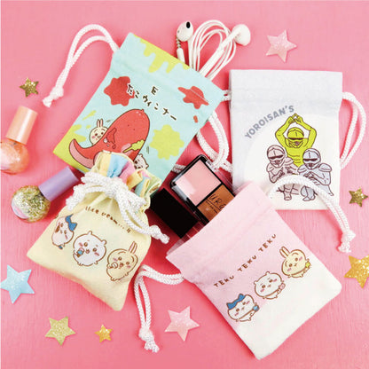 吉伊卡哇 小束口袋（蹦蹦跳）