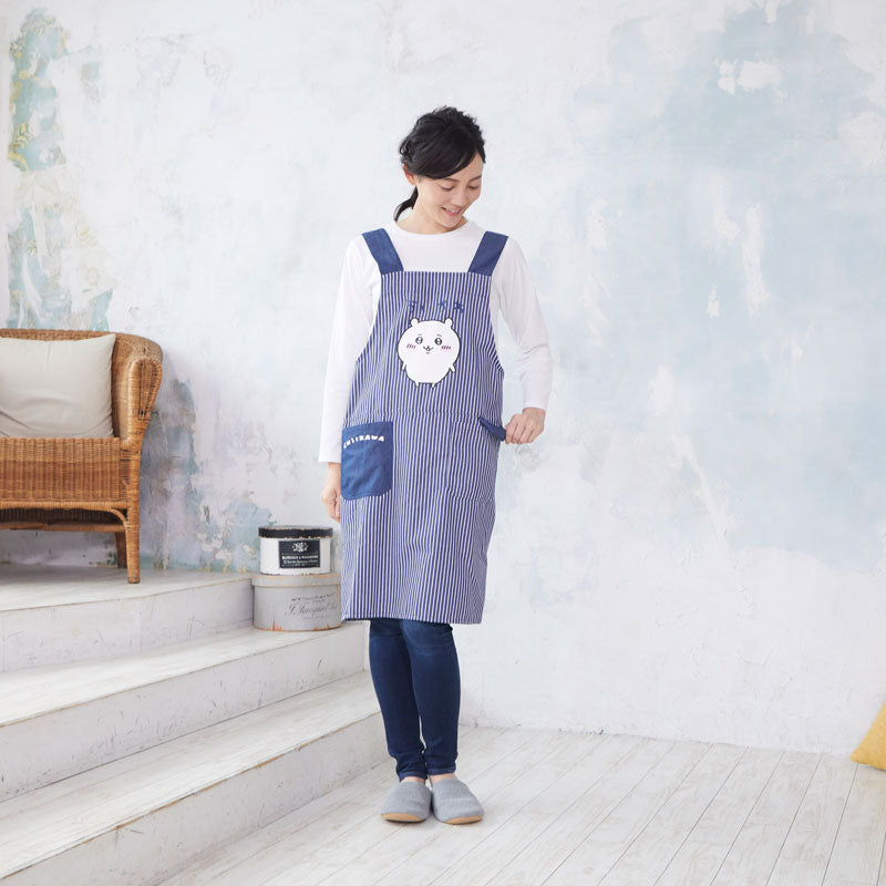 ちいかわ ヒッコリーワーキングエプロン
