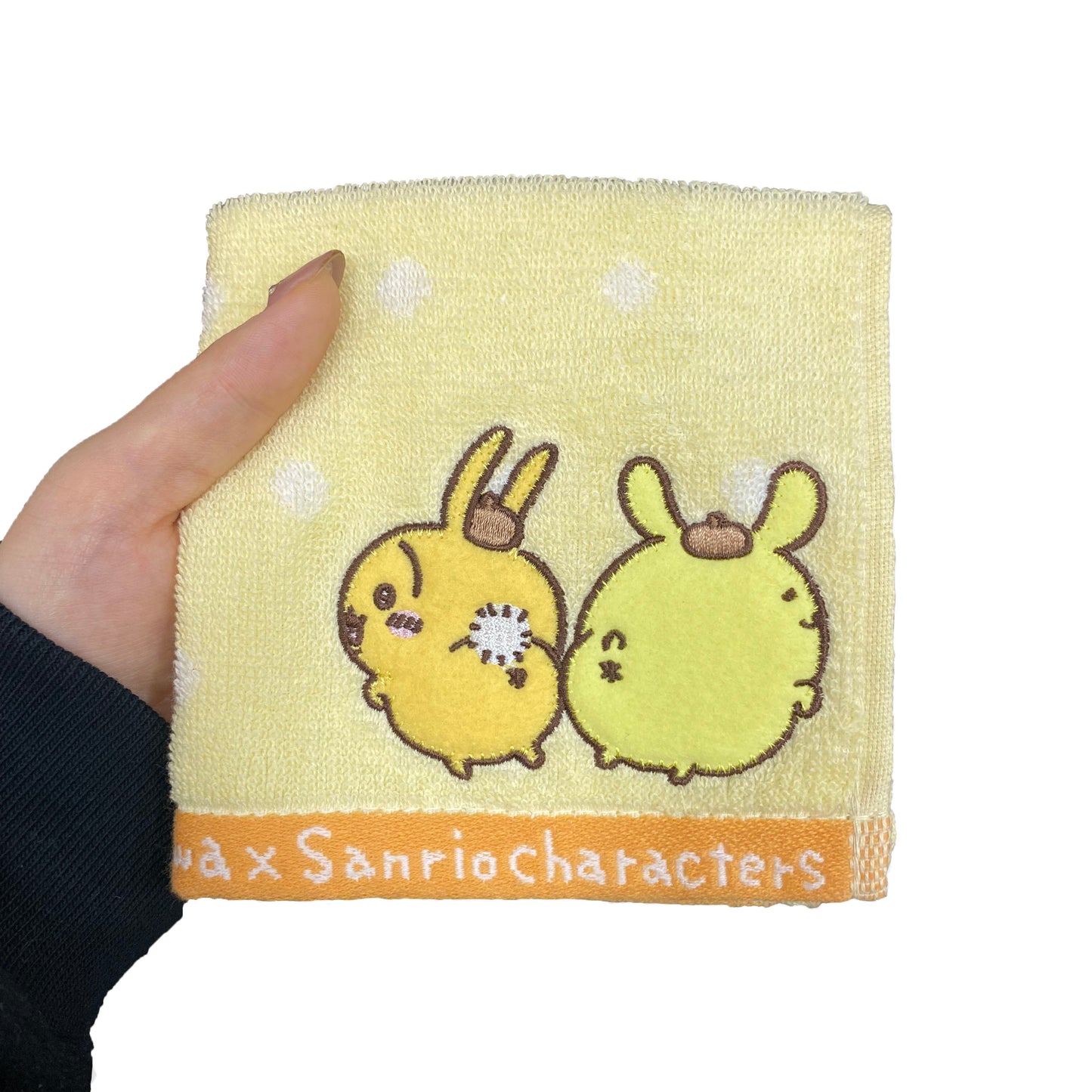 吉伊卡哇×三麗鷗角色 迷你毛巾（兔子與布丁狗）