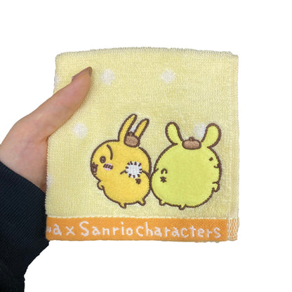 吉伊卡哇×三麗鷗角色 迷你毛巾（兔子與布丁狗）