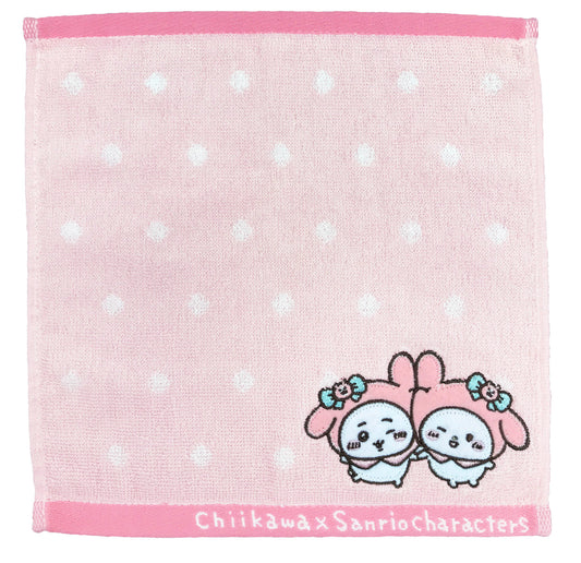 吉伊卡哇×三丽鸥角色 迷你毛巾（吉伊卡哇与美乐蒂）