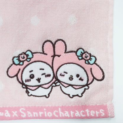ちいかわ×サンリオキャラクターズ ミニタオル（ちいかわとマイメロディ）