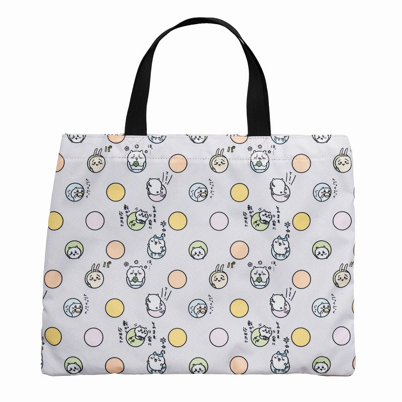 Chiikawa Lesson Tote Bag Dot All-Over Pattern