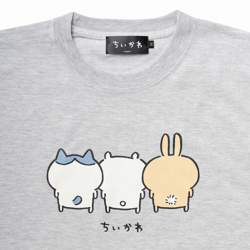 Chiikawa Back Style T-Shirt (Ash)