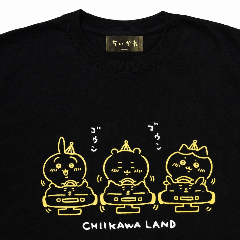 ちいかわらんど Tシャツ ゴーカート ブラック