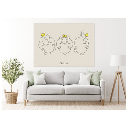 Chiikawa Fabric Poster L Cheeks