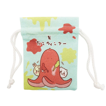 ちいかわ 豆巾着（たこさんウィンナー）