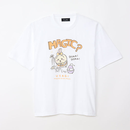 Magical Chiikawa Big T-Shirt Usagi MAGIC White