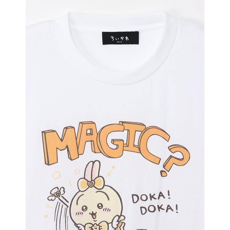 まじかるちいかわ ビッグTシャツ うさぎ MAGIC ホワイト