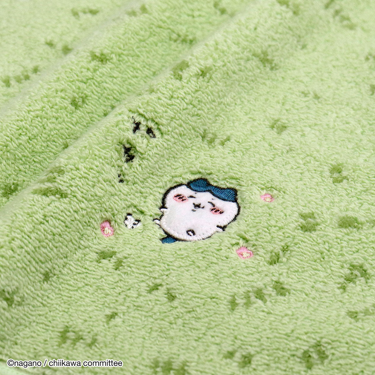 Chiikawa Towel Handkerchief (Grass Green)