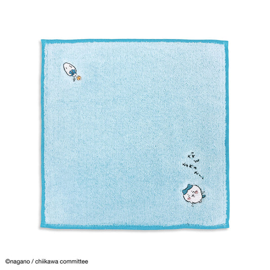 ちいかわ ミニタオルハンカチ（おはなし ブルー）