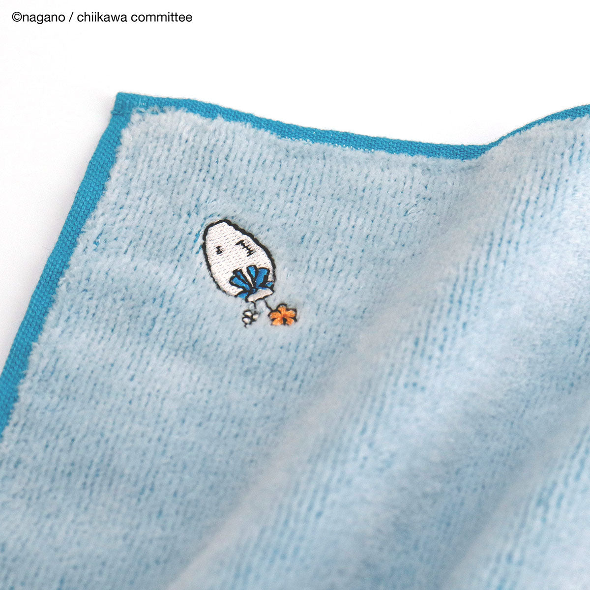Chiikawa Mini Towel Handkerchief (Talk Blue)