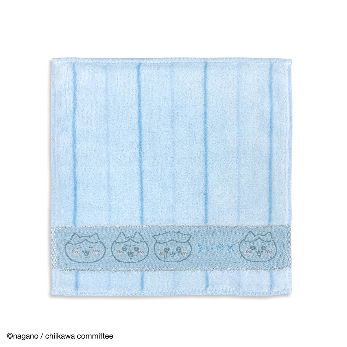 Chiikawa Mini Towel Handkerchief (Stripe Blue)