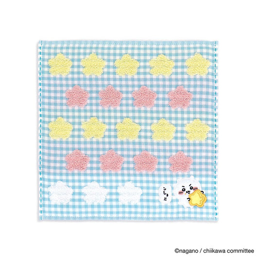 吉伊卡哇 毛巾手帕（星星 蓝色）