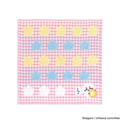 치이카와 타올 손수건 (스타 핑크)