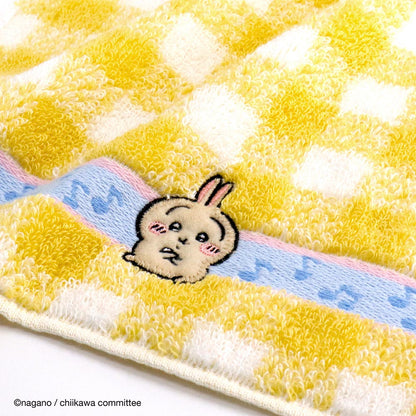 Chiikawa Towel Handkerchief (Music Note Yellow)