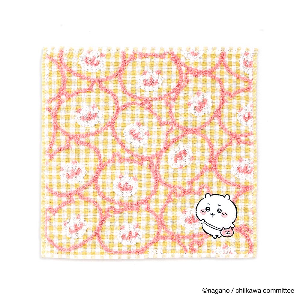 Chiikawa Towel Handkerchief (Pouch Yellow)