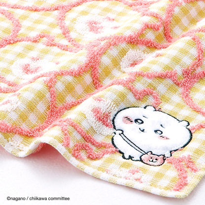 Chiikawa Towel Handkerchief (Pouch Yellow)