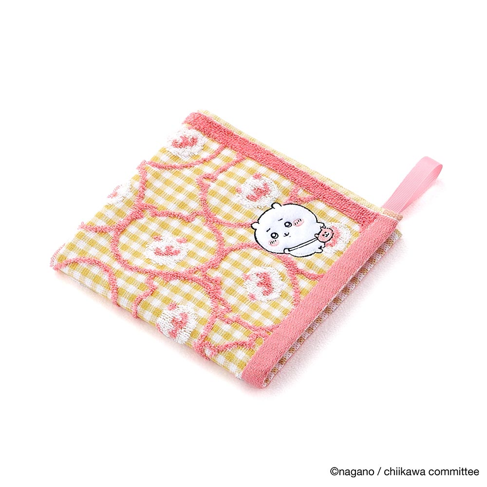 ちいかわ ウォッシュタオル（ポシェット イエロー）