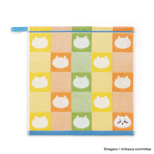 ちいかわ ウォッシュタオル（パターン オレンジ）