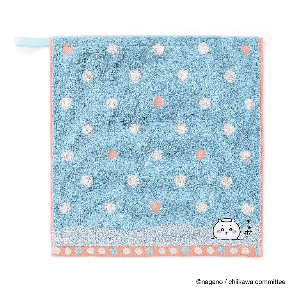ちいかわ ウォッシュタオル（お風呂 ブルー）