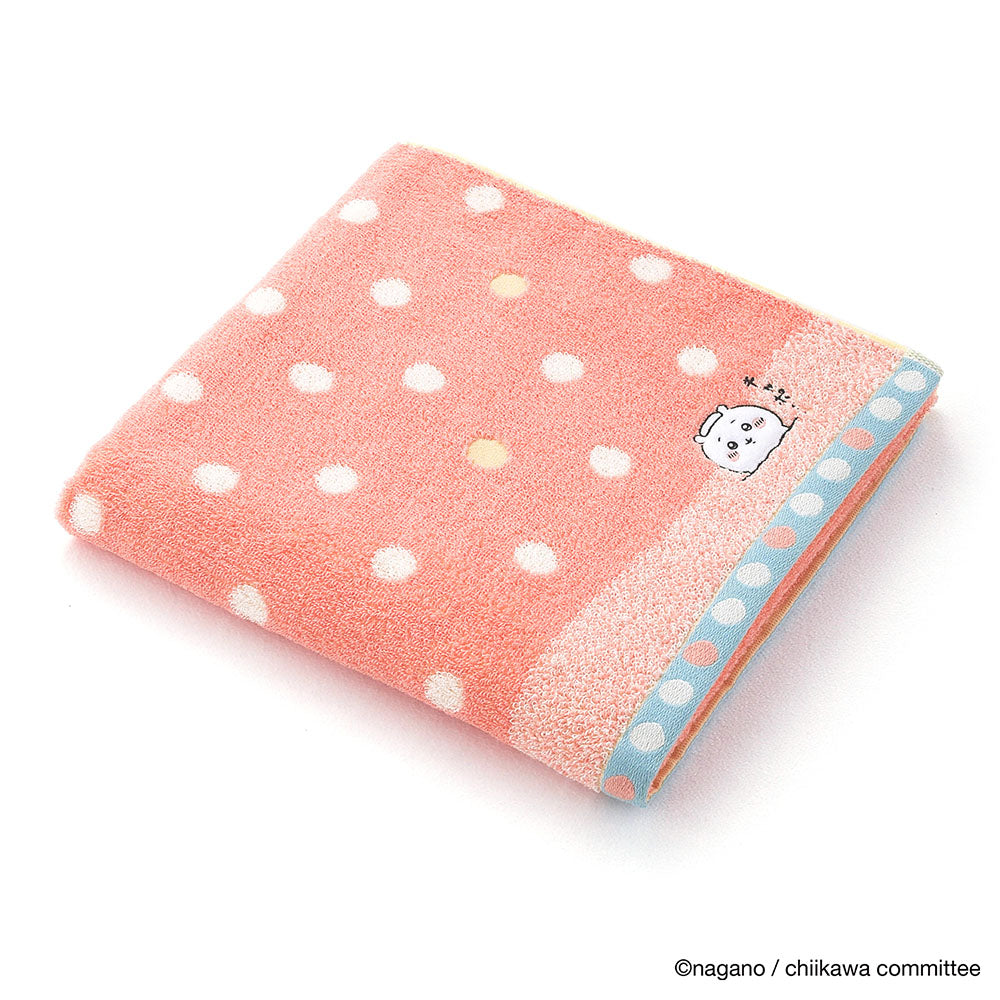 ちいかわ バスタオル（お風呂 ピンク）