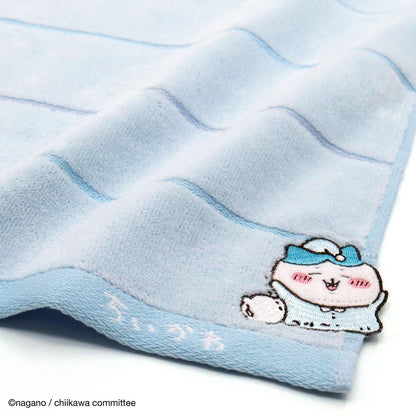 Chiikawa Towel Handkerchief (Good Night Blue)