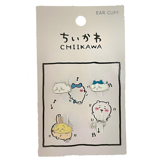 Chiikawa Ear Cuffs (Silver)