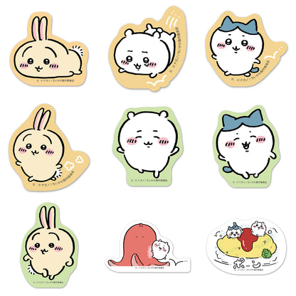Chiikawa Die-Cut Sticker Set 2 (16 Types) 1 Box, 20 Packs