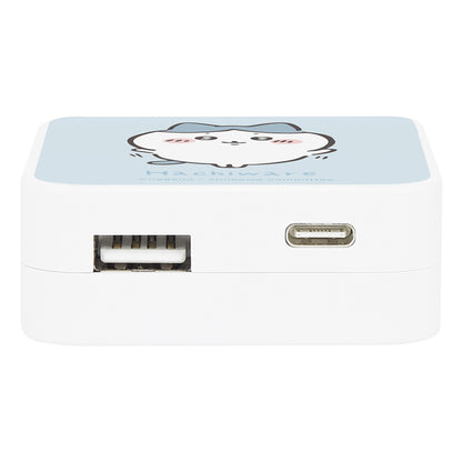 ちいかわ USB/USB Type-C ACアダプタ（ハチワレ）