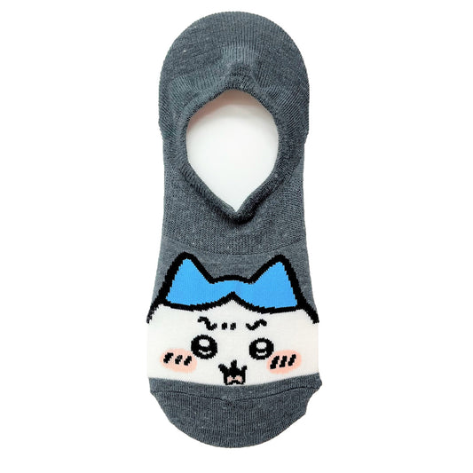 치이카와 코코피타 스니커 길이 양말 (하치와레 얼굴)
