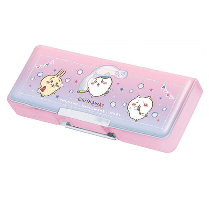 Chiikawa Compact Double-Opening Pen Case (Pink)