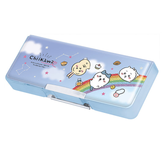 吉伊卡哇 双面开口笔盒（蓝色）
