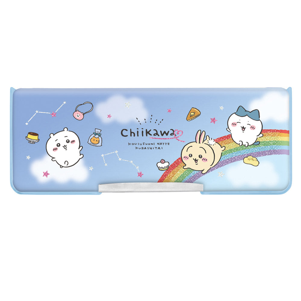 吉伊卡哇 双面开口笔盒（蓝色）