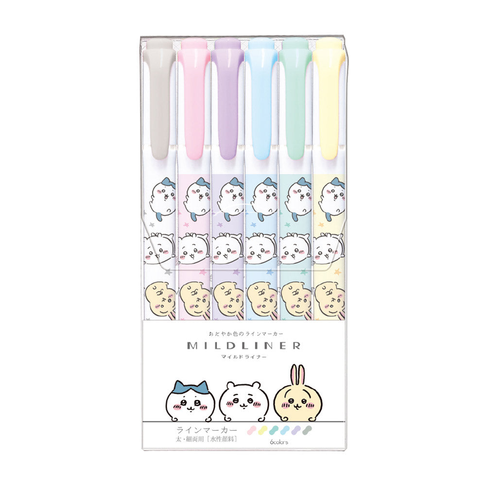 吉伊卡哇 Mildliner 6色套裝