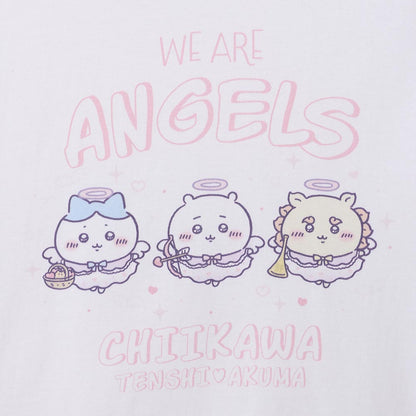 ちいかわ てんし♡あくま Tシャツ（WE ARE ANGELS ホワイト）