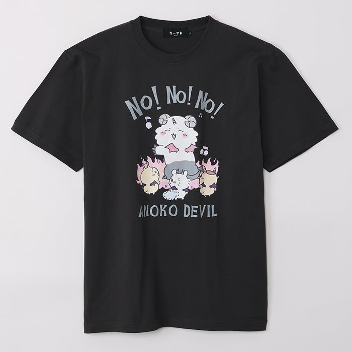 Chiikawa Angel & Demon T-shirt (ANOKO DEVILS Charcoal)