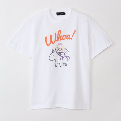 Chiikawa Angel & Demon T-shirt (Rakko & Steed White)