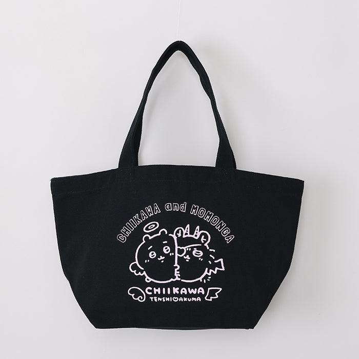 치이카와 천사 & 악마 런치 토트백 (치이카와 & 모몽가 블랙)