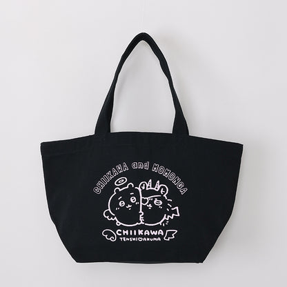 치이카와 천사 & 악마 런치 토트백 (치이카와 & 모몽가 블랙)