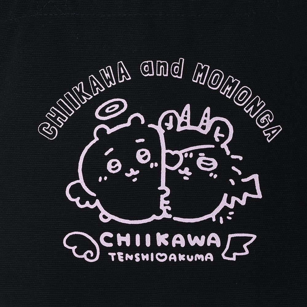 치이카와 천사 & 악마 런치 토트백 (치이카와 & 모몽가 블랙)