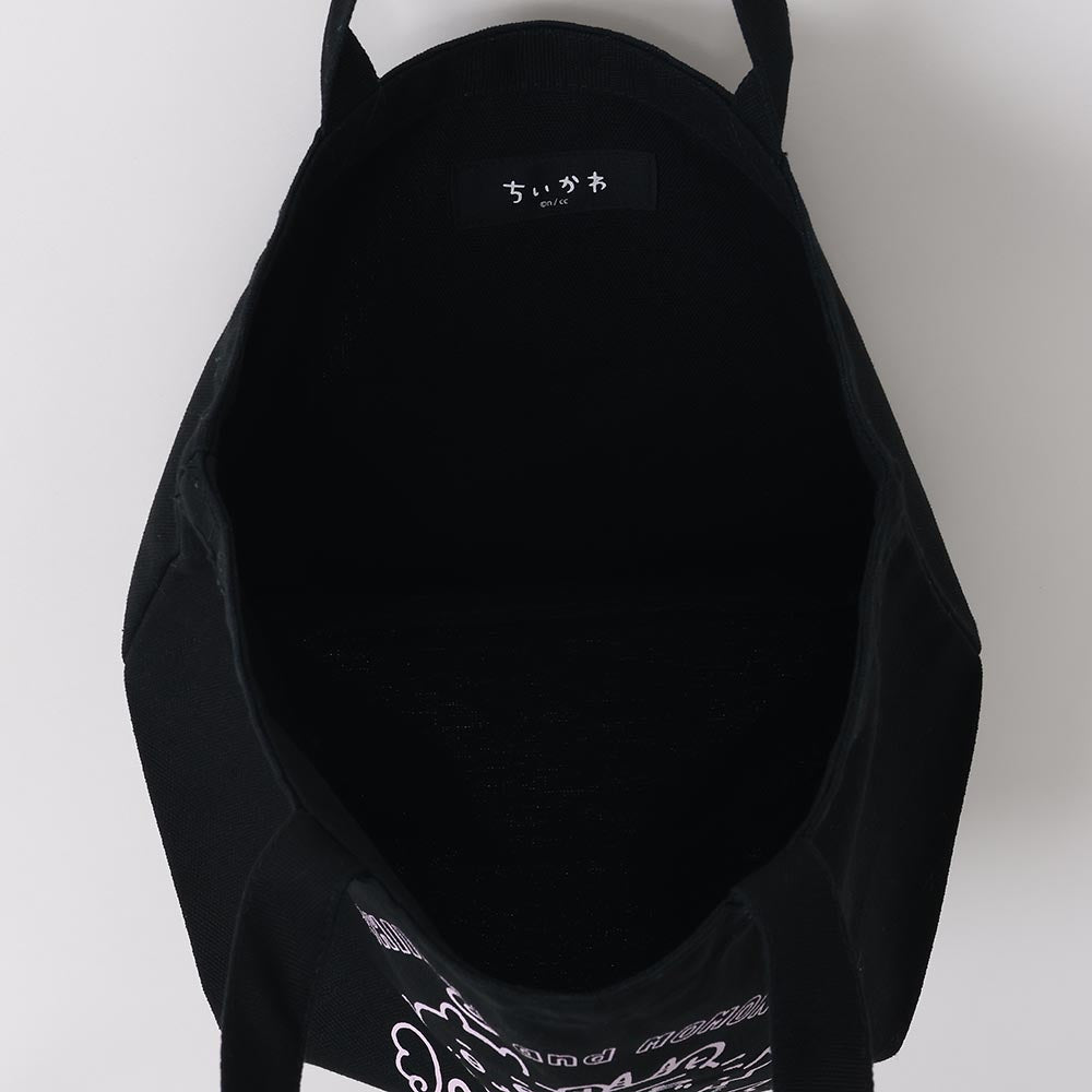 치이카와 천사 & 악마 런치 토트백 (치이카와 & 모몽가 블랙)