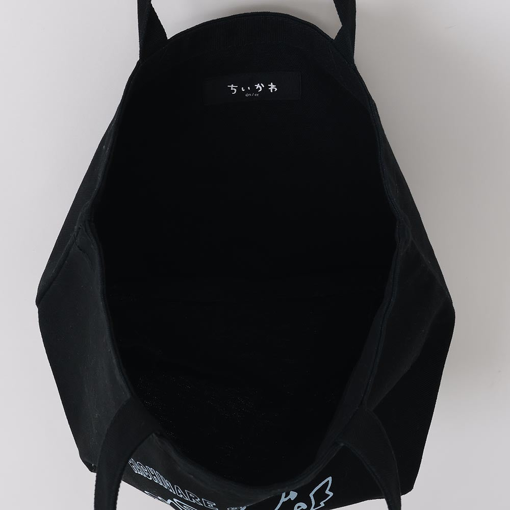 Chiikawa Angel & Demon Lunch Tote Bag (Hachiware & Kurimanju Black)