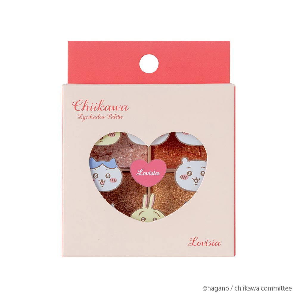 Chiikawa Lovisia Eyeshadow Palette (Chiikawa & Hachiware & Usagi, Face)